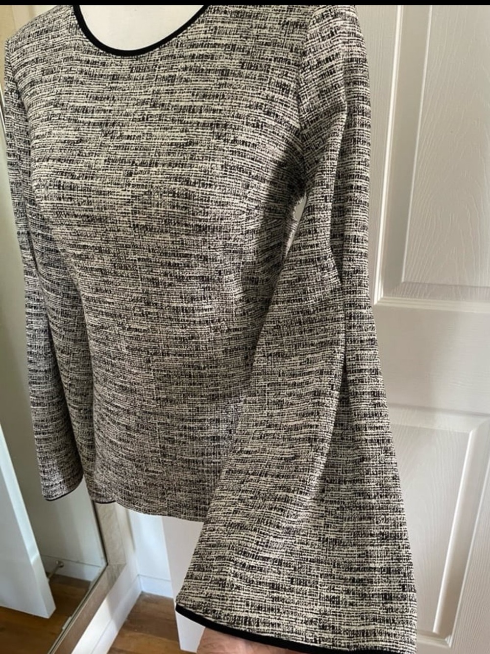 Banana Republic Textured Bell Sleeve Top